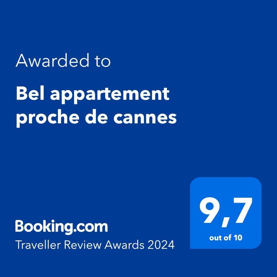 Bel Appartement Proche De Cannes Vallauris Exteriör bild
